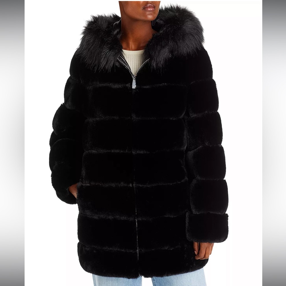 Calvin Klein Faux Fur Jacket